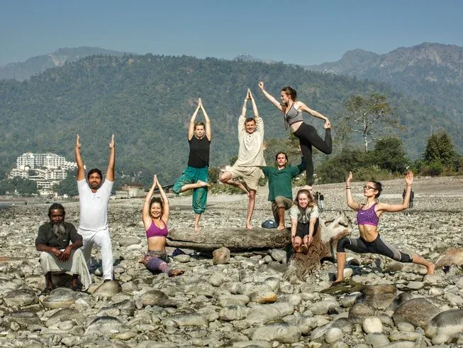 Yoga studio website design Rishikesh with yoga session